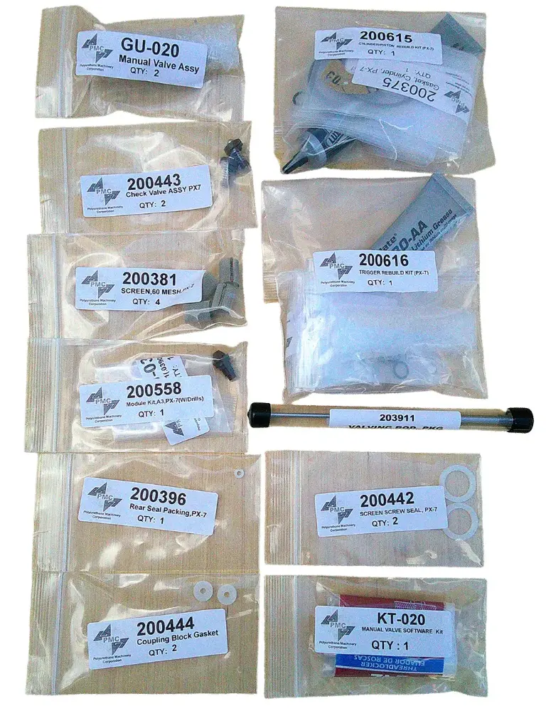 SPARE PARTS KIT A3, PX-7