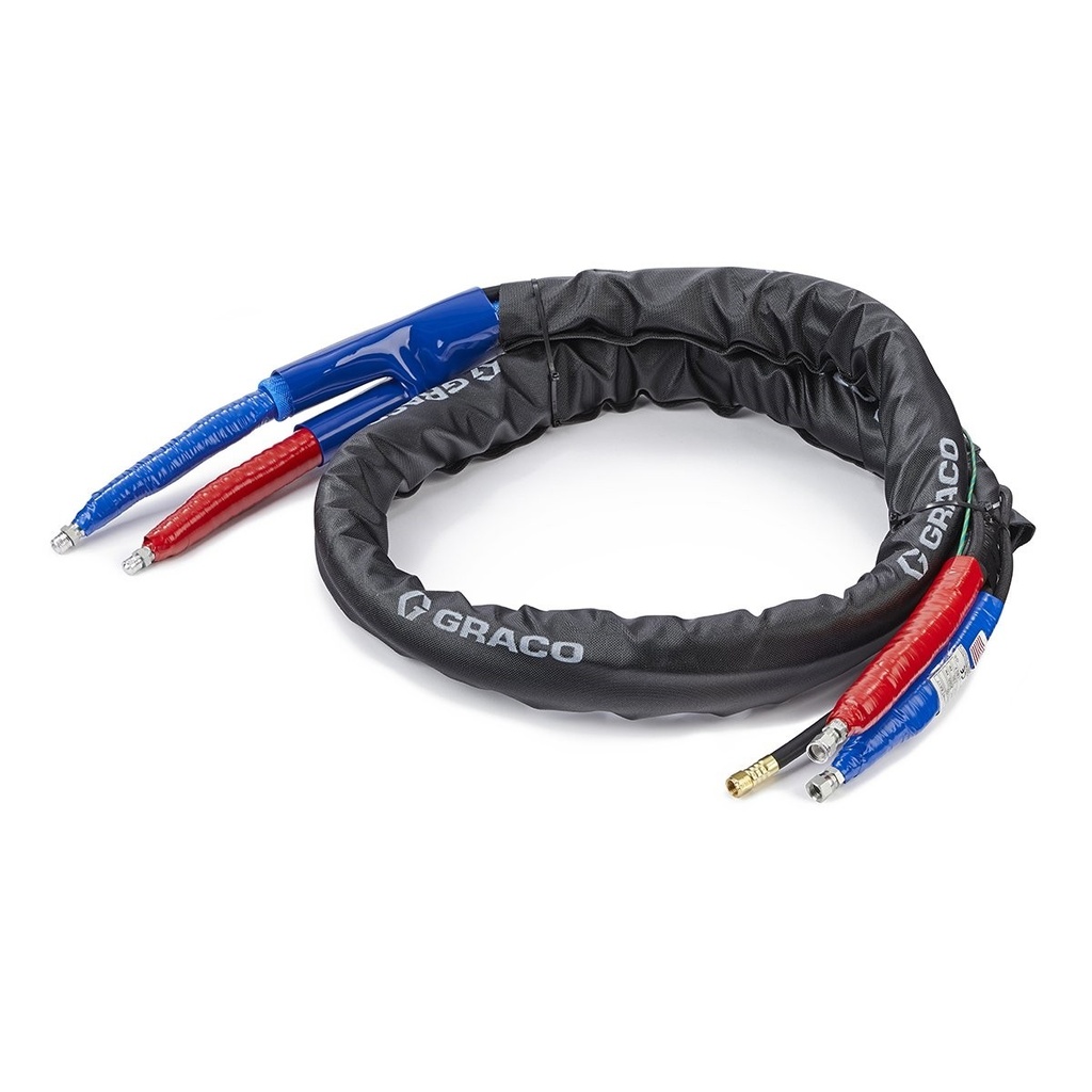 REACTOR HEATED HOSE,10',3/8,3500 PSI